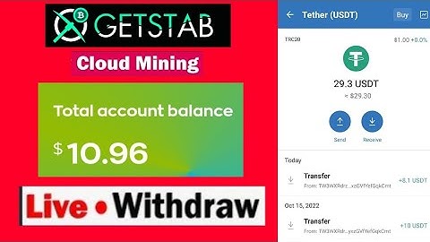 Getstab Mining Website Payment Proof. New Free Cloud Mining Website 2022. Live Withdrawal