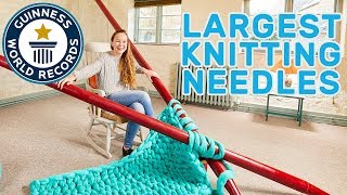 Video: Meet the woman who's made the world's largest knitting