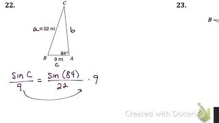 Alg 2 Unit 9 Study Guide #20-#23