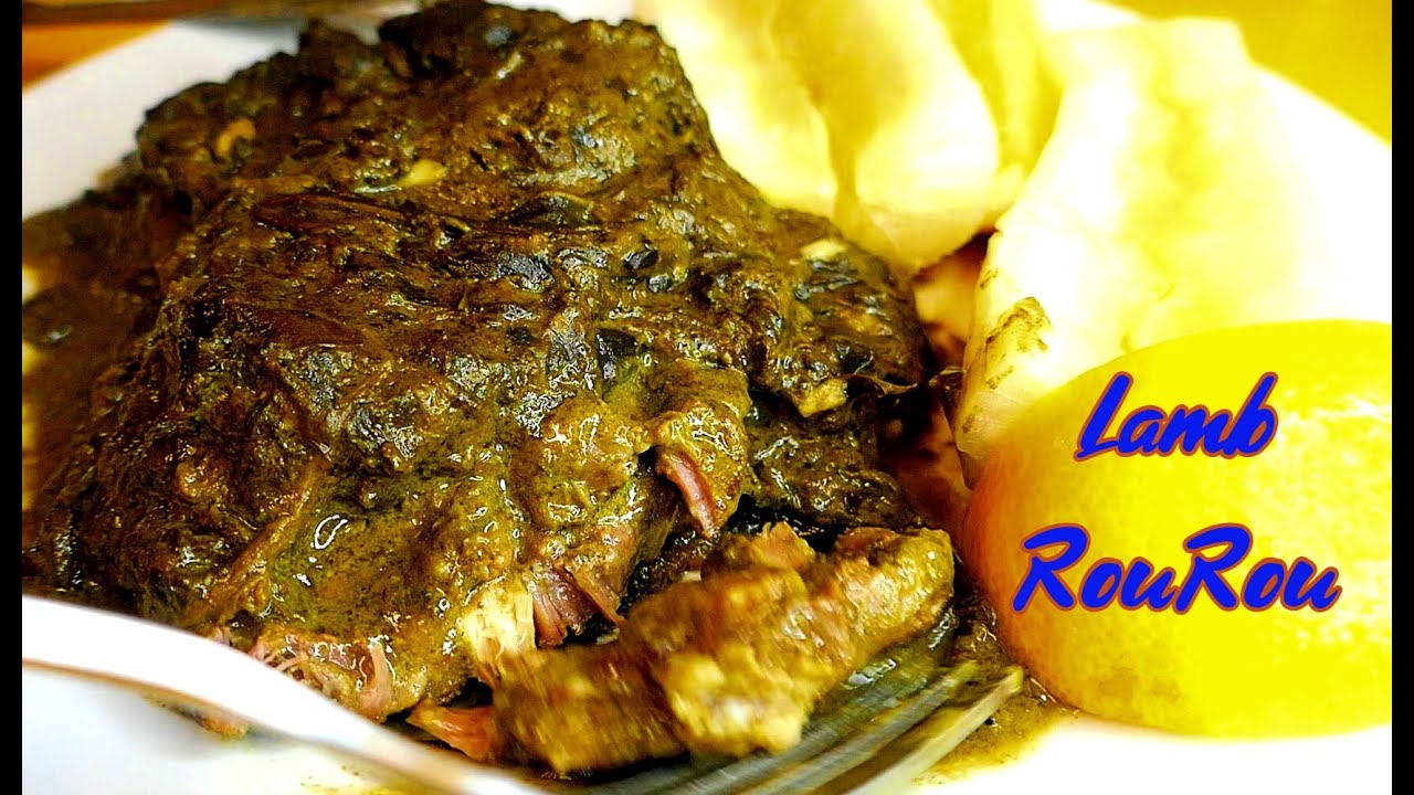 How to Make Fijian Lamb Rourou Taro Leaves, Coconut, and Lamb Neck