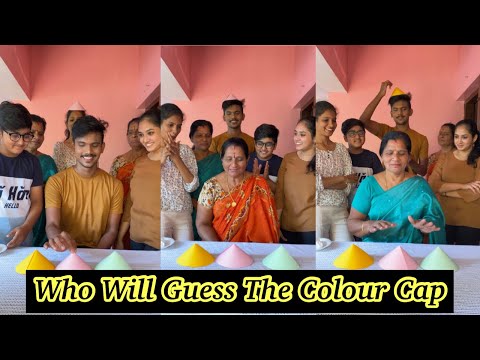 Who Will Guess The Colour Cap Challenge #shorts #short