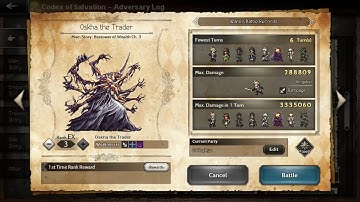 Oskha the Trader EX 3 in 6 Turns | Octopath Traveler COTC