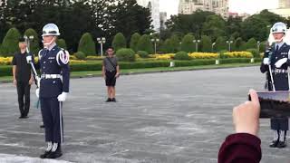 1080805中正紀念堂🇹🇼空軍儀隊🦅降旗儀式#空軍儀隊