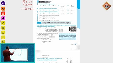 Gohar Skill Up Mathematics 4|Unit 8|Lec 2|Measurement|Exercise 8.1