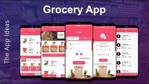 Online Grocery Store App | Create Grocery Website Android App | Grocery Delivery App Development