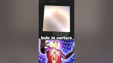 Blender tips hole in surface #blendertips #blendertutorial #blender #blendercommunity #tutorial