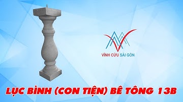 Lục bình (con tiện) bê tông 13B (17x17x65 cm)
