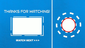 OUTRO TEMPLATE for END SCREEN without text Copyright FREE | Channel Maker