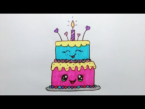 Como desenhar um Bolo de aniversário, Desenhos para desenhar