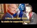 X men actor shut down by studio for supporting trump
