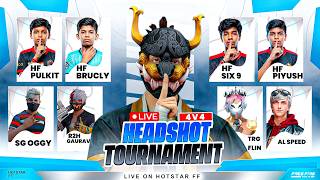 🔴FREE FIRE LIVE WITH HOTSTAR AND 1 VS 4 GUILD TEST😎 #classyff #fflive #nonstopgaming #girlgamer