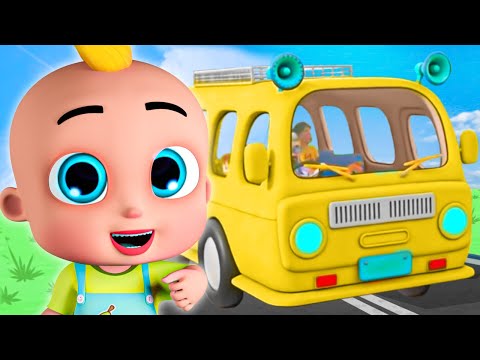 Wheels On The Bus + Old MacDonald Had A Farm Animal sounds Song — Kids Songs