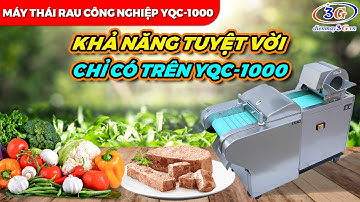 Máy Thái Rau Củ Đa Năng YQC1000 - Máy Tốt Nhất Cho Bếp Ăn Công Nghiệp| Điện Máy 3G