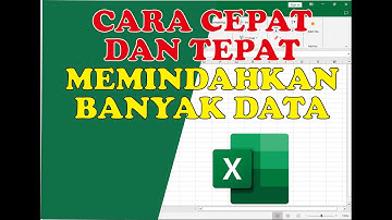 CARA CEPAT DAN TEPAT MEMINDAHKAN BANYAK DATA DI EXCEL #excel #exceltips #exceltutorial