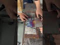 Laser cleaning of stainless steel at high temperature  #laser #laser cleaning machine