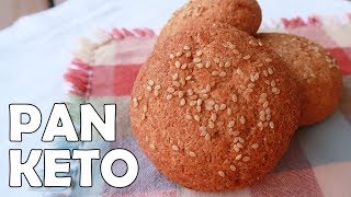 Esponjoso y sabroso pan keto/cetogénico con harina de coco