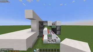 [Minecraft] 1:1 Ratio One-Wide Tileable Redstone Shop Wealth