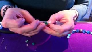 Clip to show a way to use steel thread and crimps for teens