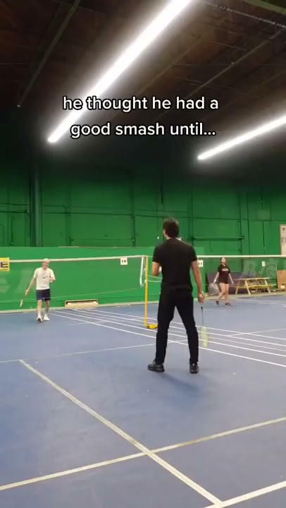 badminton smash defence