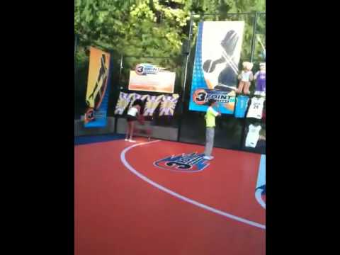 Mya Moore three point contest at six flags!!