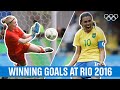 ALL winning Goals in Women's Football ⚽ at Rio 2016!