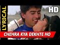 Chehra Kya Dekhte Ho with Lyrics | Kumar Sanu, Asha Bhosle | Salaami 1994 Songs | Ayub Khan