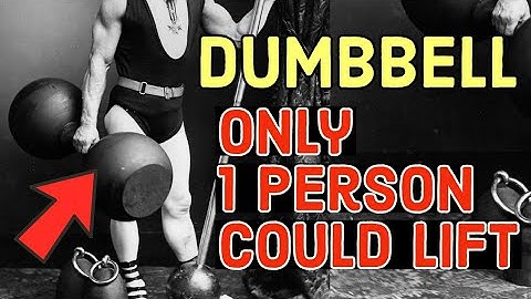 Dumbbell Only 1 MAN Could Lift in 100 years | Thomas Inch Dumbbell Challenge