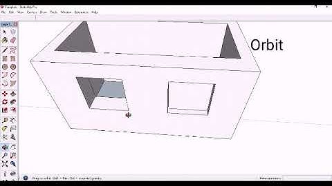 SketchUp tutorial for beginners - part - 5 , orbit , pan ,Zoom