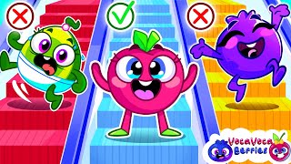 Baby Stairs Song | Funny Kids Songs 🥝🍍💕🫐🍒 And Nursery Rhymes by Magic Berries