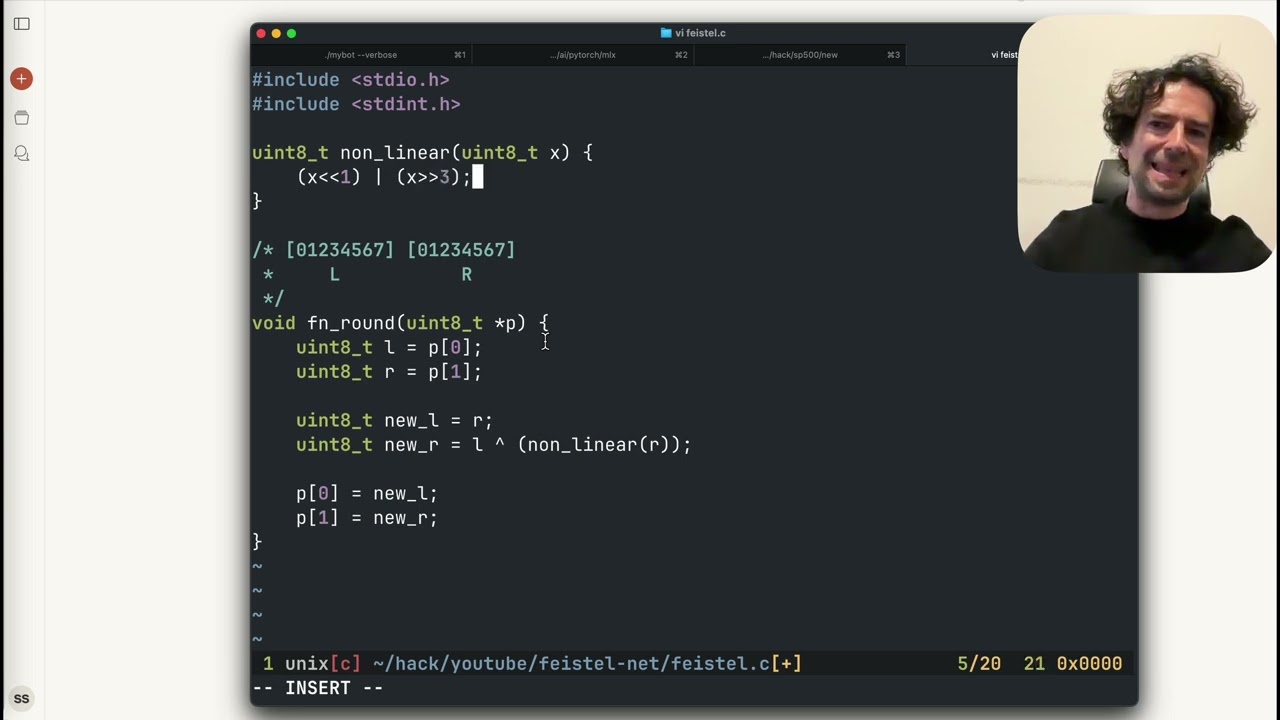 Linguaggio C e matematica: breve viaggio nelle Feistel Network