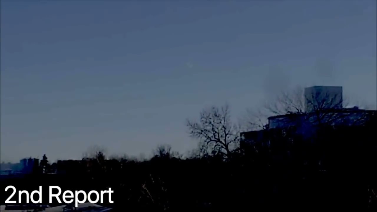 Strange objects Falling At Denver, Colorado, USA, 1 31 2021