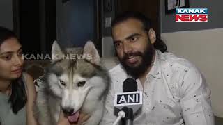 Noida Based Couple Reached Kedarnath With Their Pet Dog Name Nawab Tyagi In Noida, UP