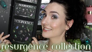 RESURGENCE Collection HEATHER AUSTIN + Unearthly Cosmetics! | Swatches, Tutorial &amp; Review