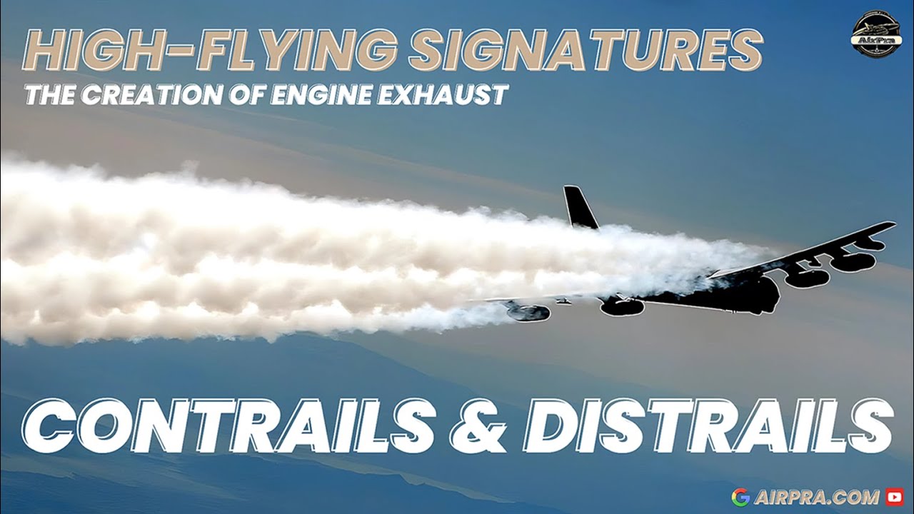 Delve into the Mystery of Engine Exhaust Contrails - YouTube