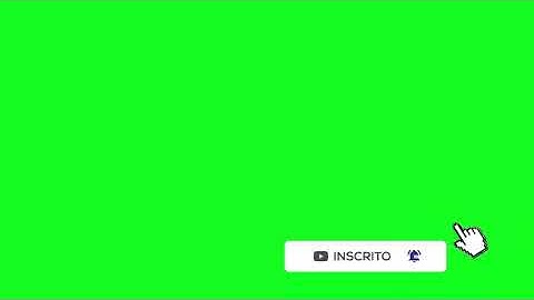 Botão Inscreva-se + Like  | Green Screen | Chroma Key