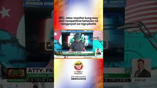 ERC, mino-monitor kung may anti-competitive behavior na nangyayari sa mga planta
