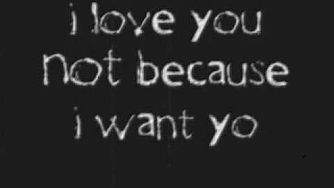 nothing's gonna change my love for you!!!