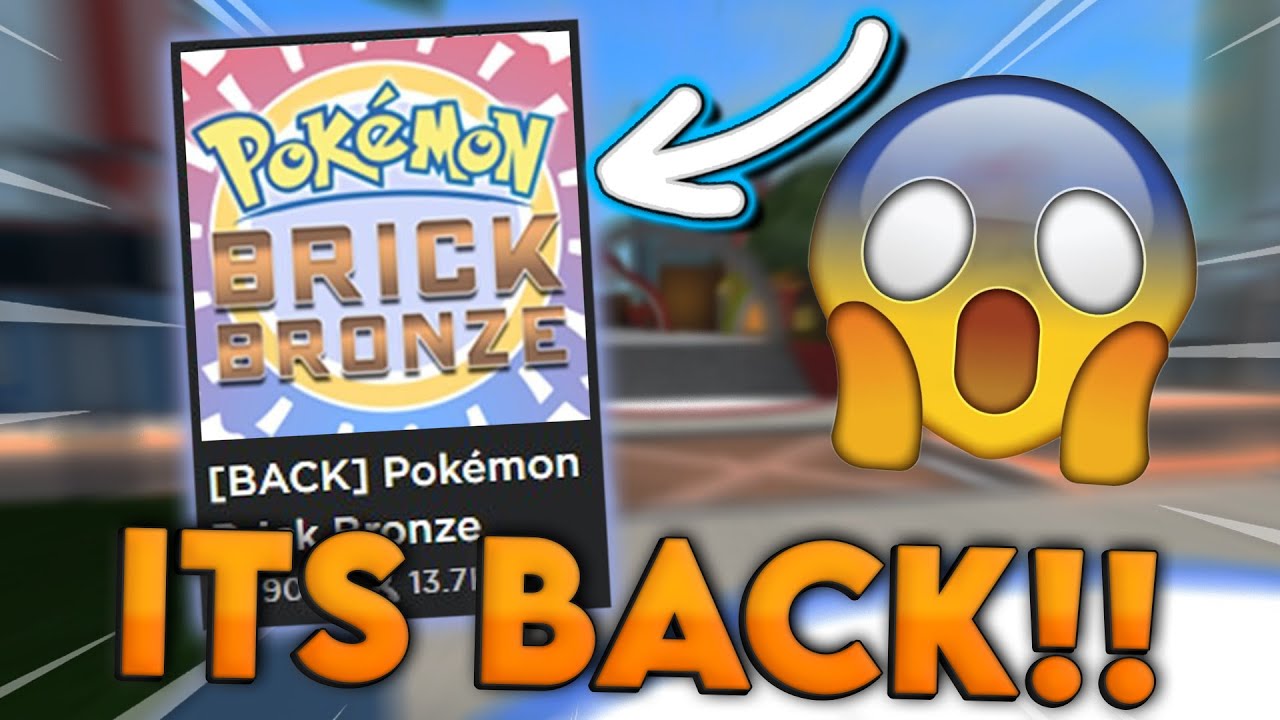 How To Play Pokemon Brick Bronze RIGHT NOW! (*Discord/Game Links*) 