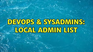 Famous DevOps & SysAdmins: Local Admin list (3 Solutions!!) Net Worth