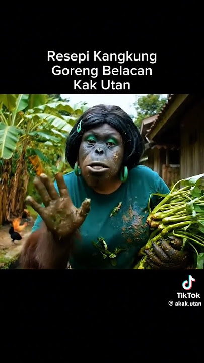 credit @akak.hutan #comedy #viralvideo #funny #animals #ai #drama #lawak #orangutan