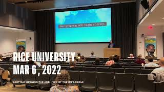 Archives of the Impossible Opening - March 6, 2022