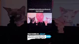 Homenaje de LIMP BIZKIT a Sam Rivers en su primer show tras su muerte
Emotivo tributo de la banda para el inmortal Sam Rivers 🥹
Limp Bizkit arrancó su LOSERVILLE Tour este sábado en México y antes de dar inicio al primer tema, la banda se sentó de espaldas al público y de frente a la pantalla trasera para observar un vídeo con imágenes de Sam Rivers.
El vídeo cerró con el mensaje Our Brother Forever (nuestro hermano por siempre) e inmediatamente Fred Durst presentó a su nuevo integrante, que por el momento ocupará el lugar del fallecido Rivers.
Richard Kid Not Buxton es el bajista que estará acompañando a Limp Bizkit en esta gira por Latinoamérica, en la que estarán acompañados por Bullet For My Valentine, 311 y muchos mas. Ademas, los shows están dedicados a Sam Rivers.
#limpbizkitstyle #limpbizkit #loserville #samrivers
📽️ gciullob vía TT / themetalwrecker vía YT Homenaje de LIMP BIZKIT a Sam Rivers en su primer show tras su muerte