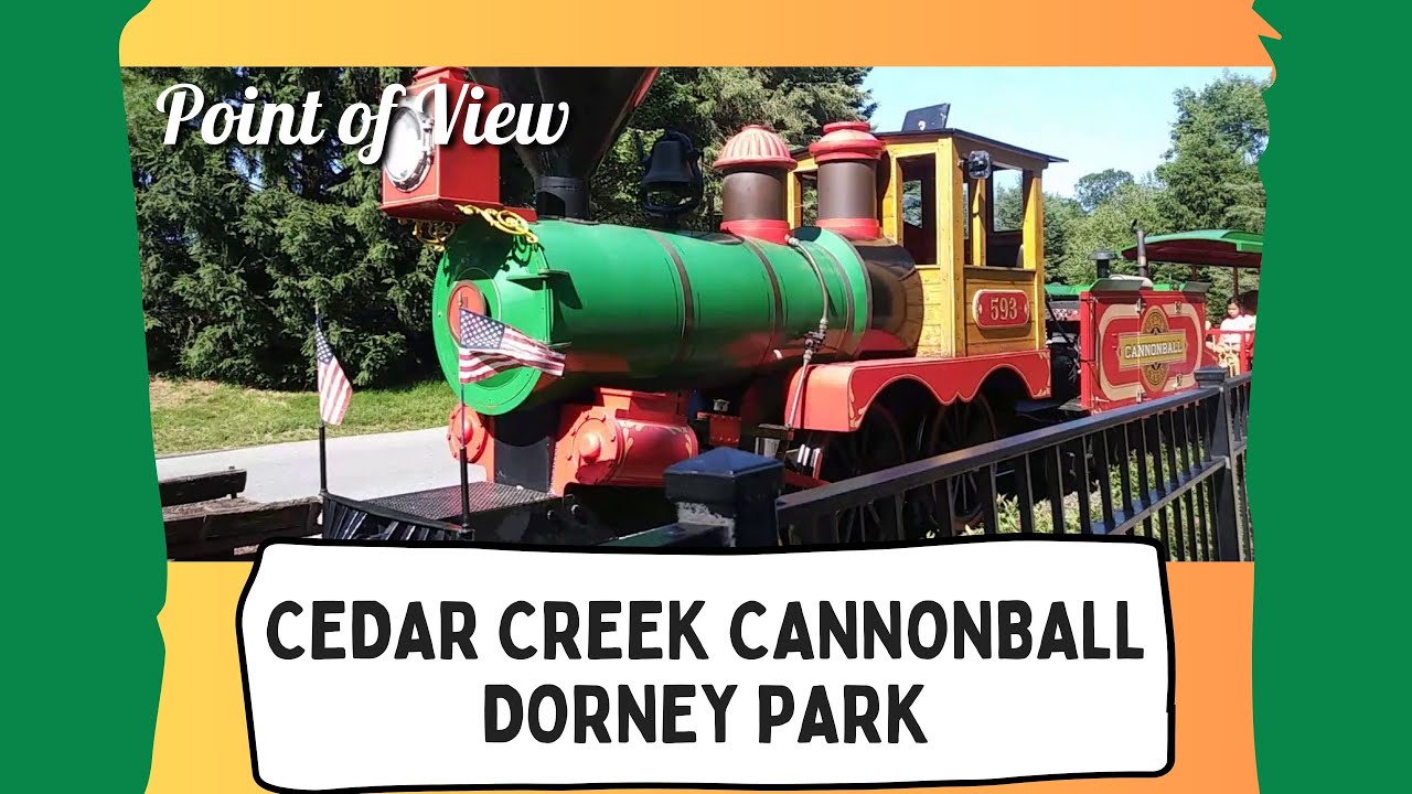 Take A Trip Around Dorney Park on the Cedar Creek Cannonball - POV
