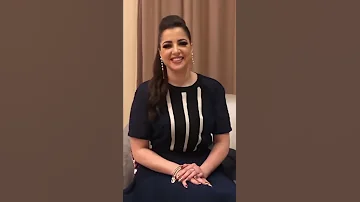 الجميله مني فاروق تعود في اجمل اطلاله 