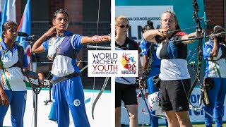 India v Germany - recurve cadet women's team bronze | Wroclaw 2021 World Archery Youth Championships