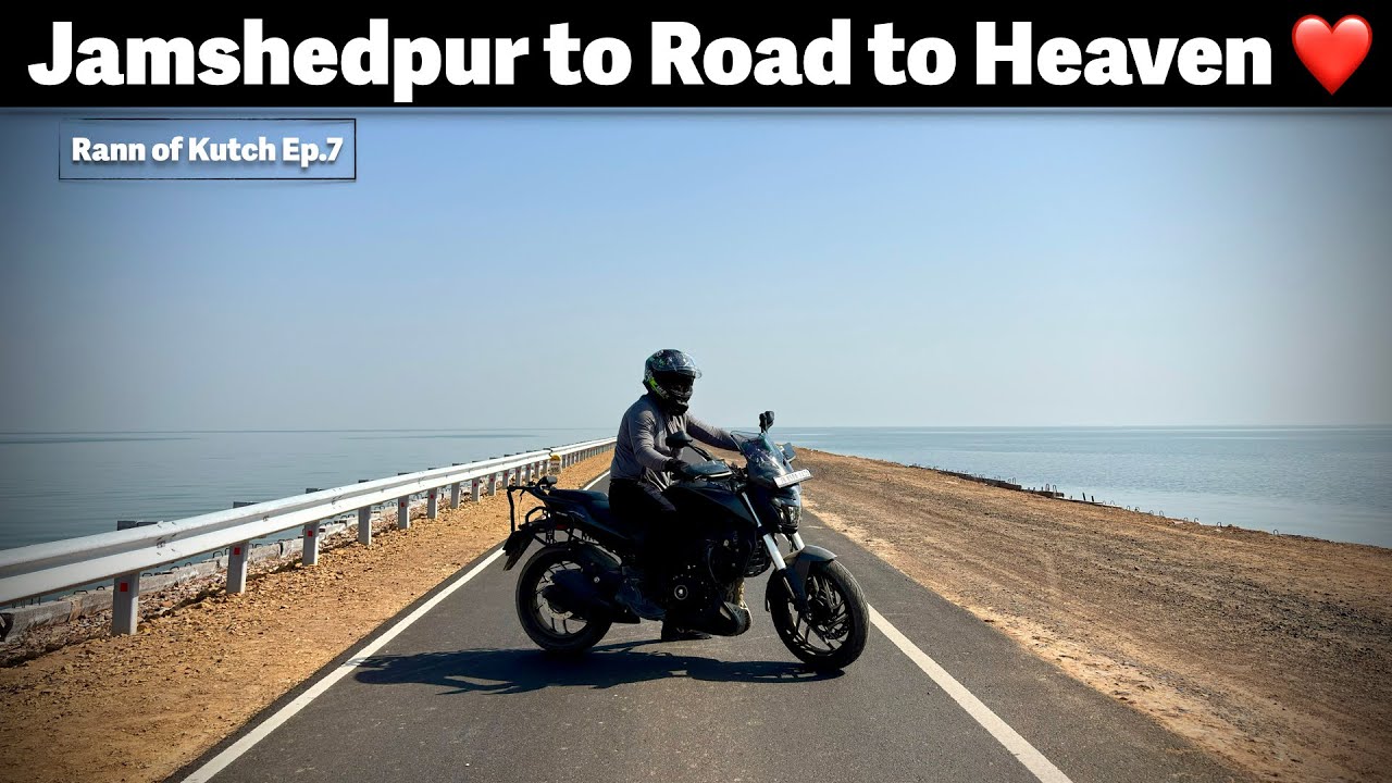 Ye hai Road to Heaven ❤️ Jamshedpur to Rann of Kutch moto vlog | Dominar 400 moto vlog