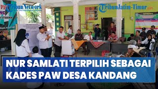 Raih 79 Suara Nur Samlati Terpilih Sebagai Kades Paw Desa Kandang