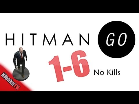 Hitman GO - Level 1-6 Walkthrough (No Kills)