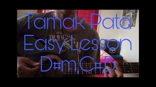 Video thumbnail of "Tamak Pata by Ashes | Easy Guitar Lesson |"