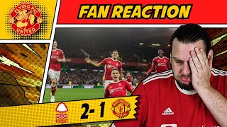 RANT 🤬 Ten Hag LOSERS! Nottingham Forest 2-1 Man Utd GOALS United Fan REACTION